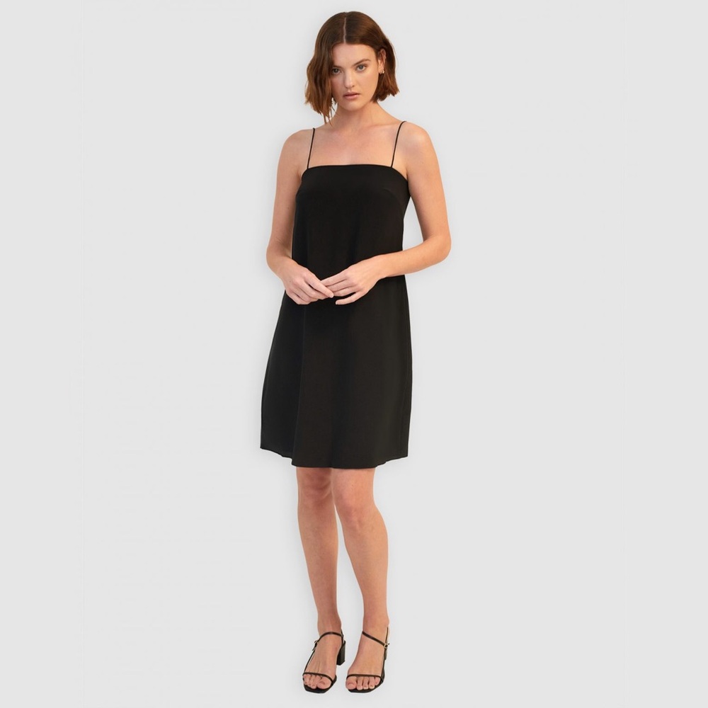 Ginia 100% silk slip dress